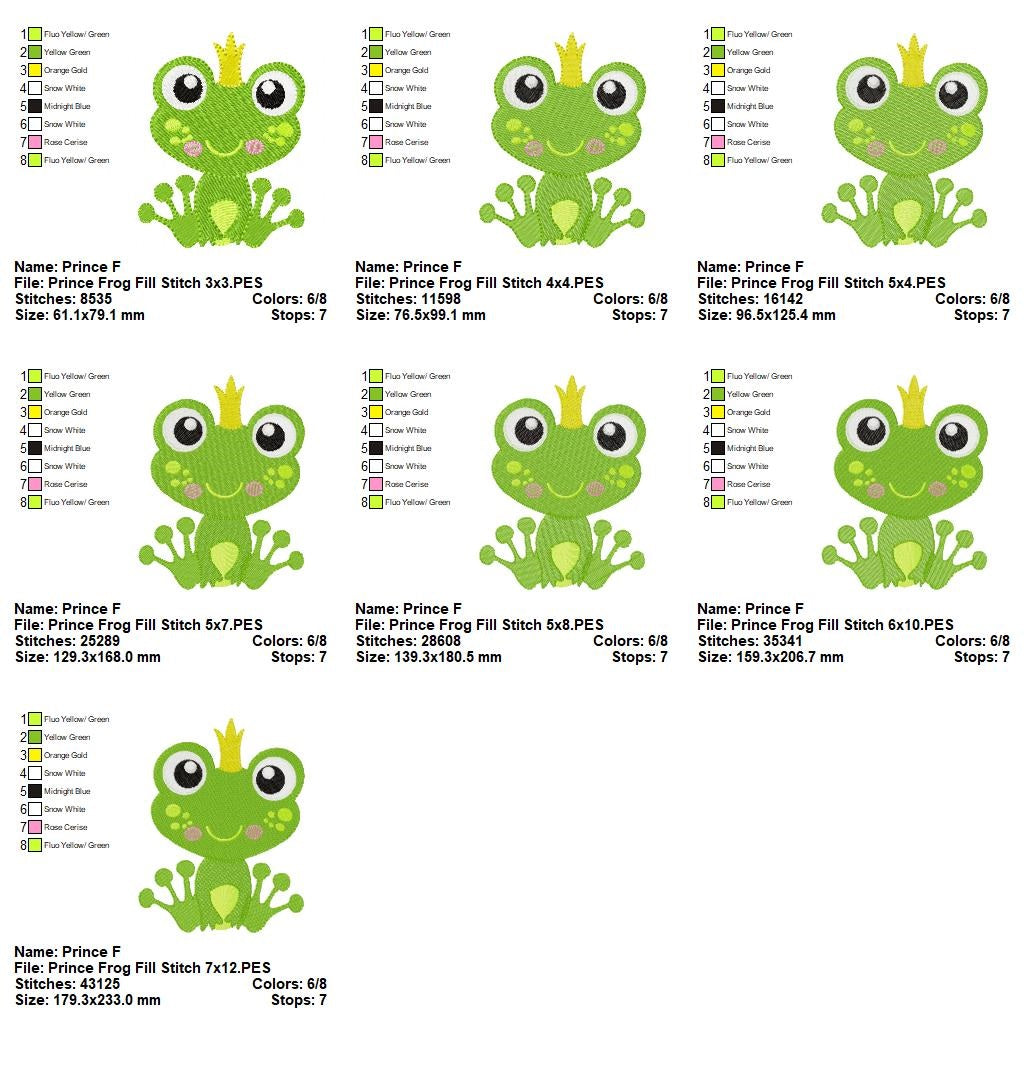 Matriz de Bordado Sapinho e Sapinha Reais – Ponto Cheio