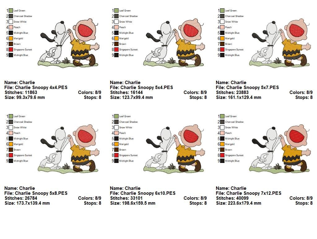 Matriz de Bordado Dupla de Amigos Divertidos Snoopy – Ponto Cheio