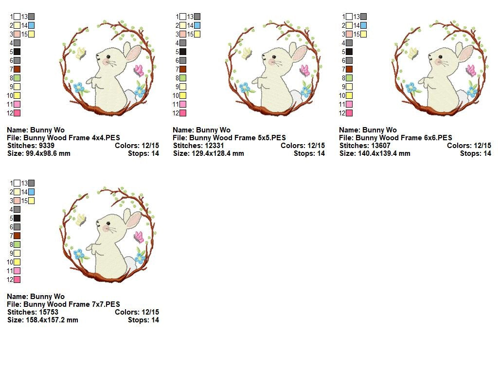 Matriz de Bordado Coelhinho no Jardim – Ponto Sketch