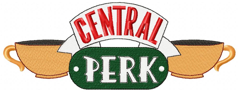 Matriz de Bordado Central Perk Inspirado – Ponto Cheio