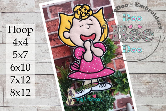 Matriz de Bordado Sally – Projeto ITH