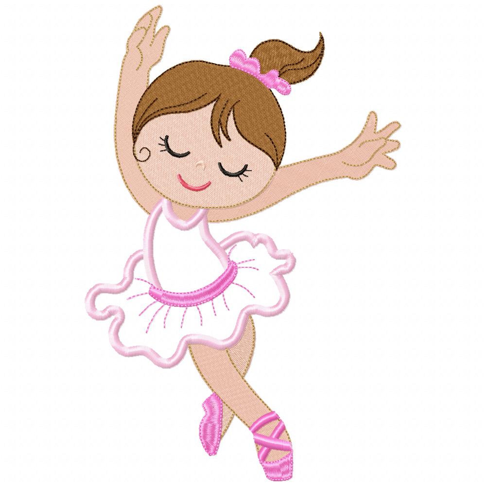 Matriz de Bordado Bailarina – Aplique
