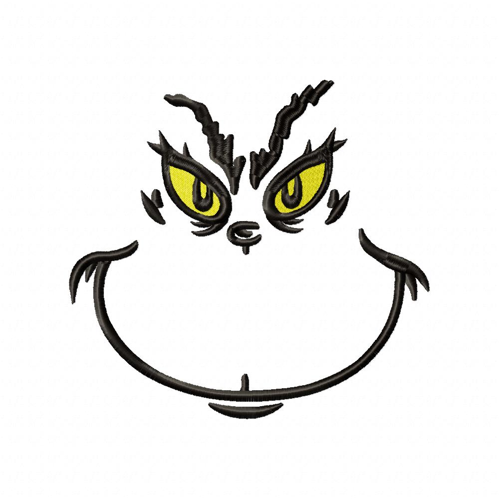 Matriz de Bordado Grinch – Ponto Satim
