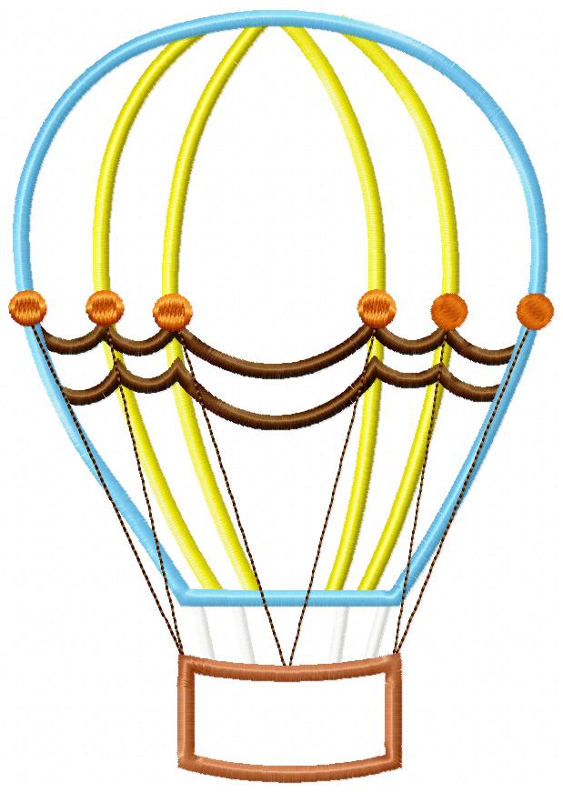 Matriz de Bordado Balão Infantil  – Aplique