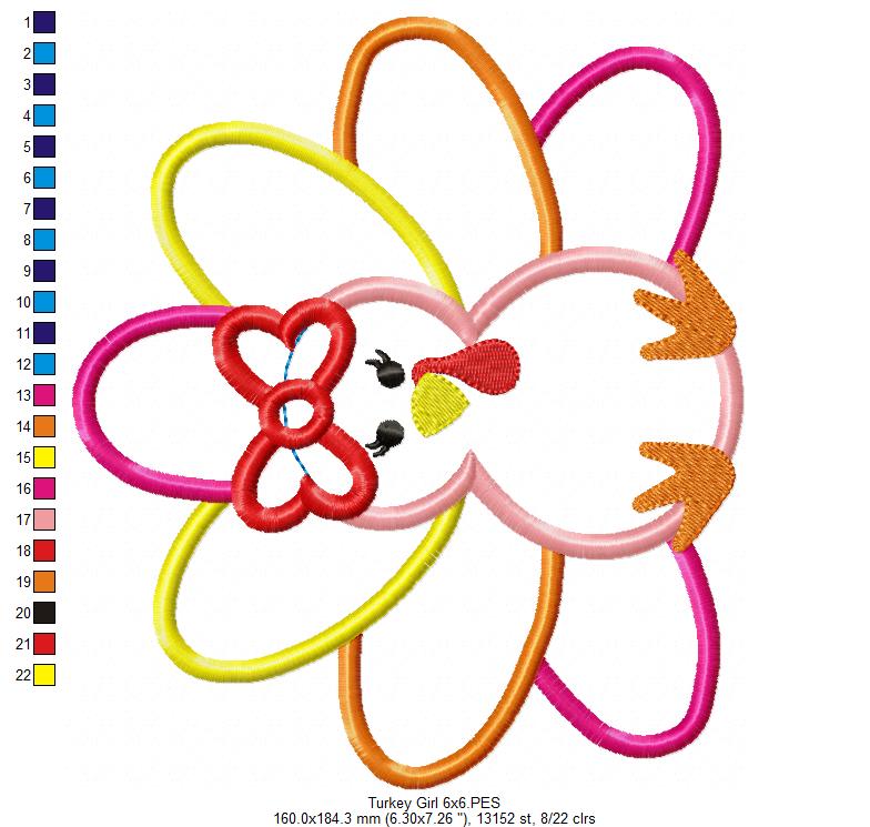 Matriz de Bordado Peru Delicado com Laço – Aplique