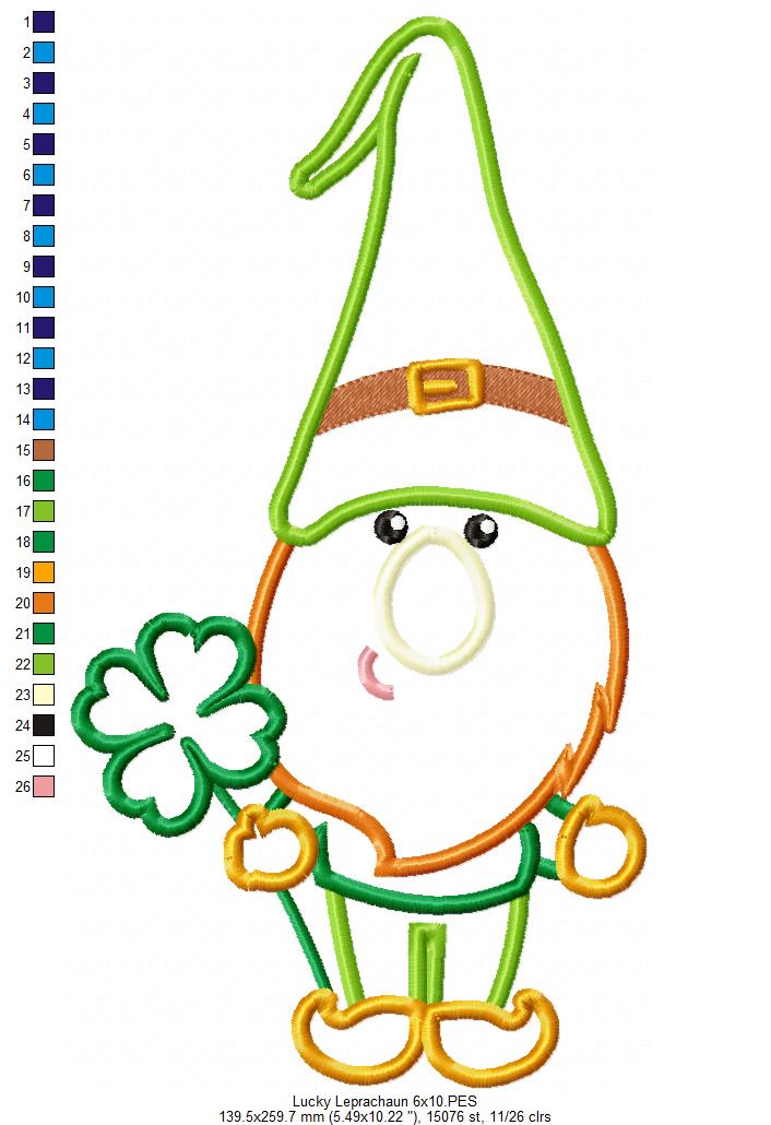 Matriz de Bordado Duende da Sorte – Aplique