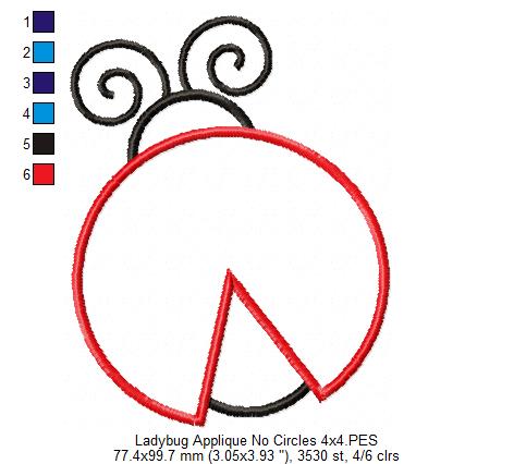 Matriz de Bordado – Joaninha Doce Encanto – aplique