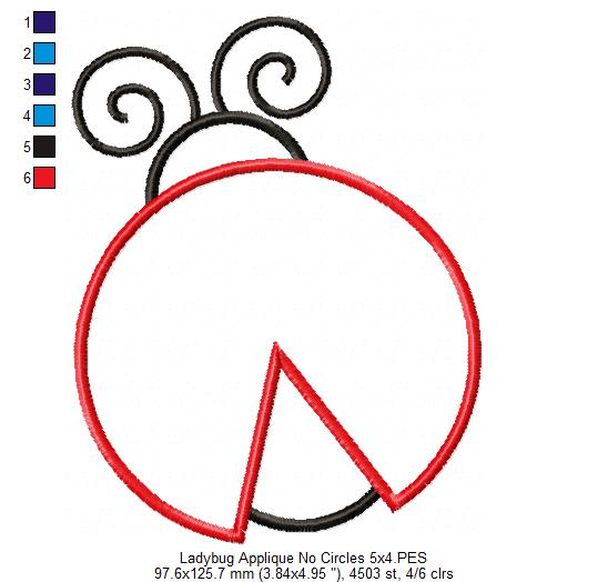 Matriz de Bordado – Joaninha Doce Encanto – aplique