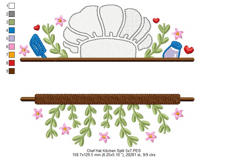 Matriz de Bordado Doce Cozinha – Ponto Cheio