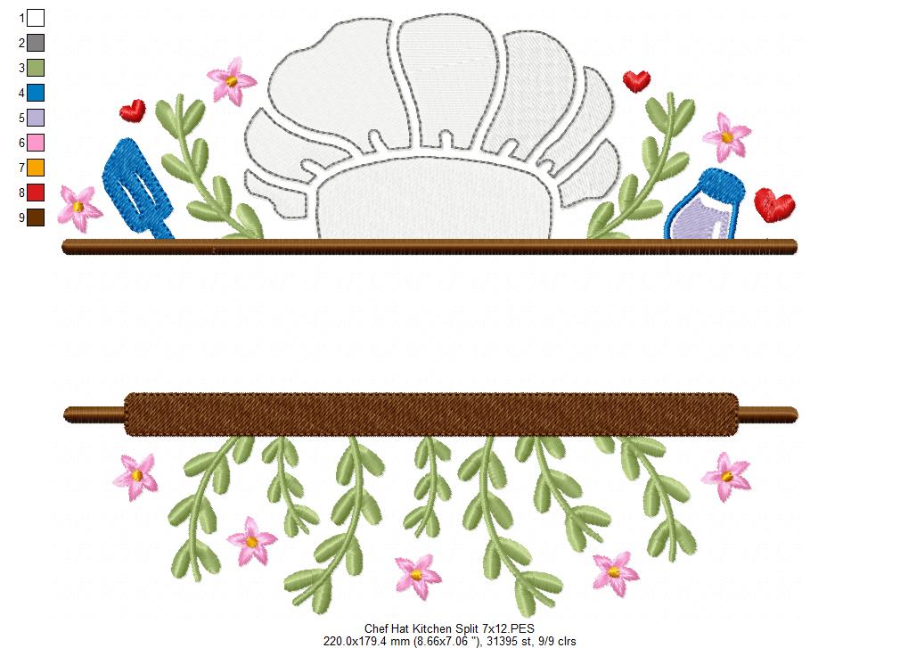 Matriz de Bordado Doce Cozinha – Ponto Cheio