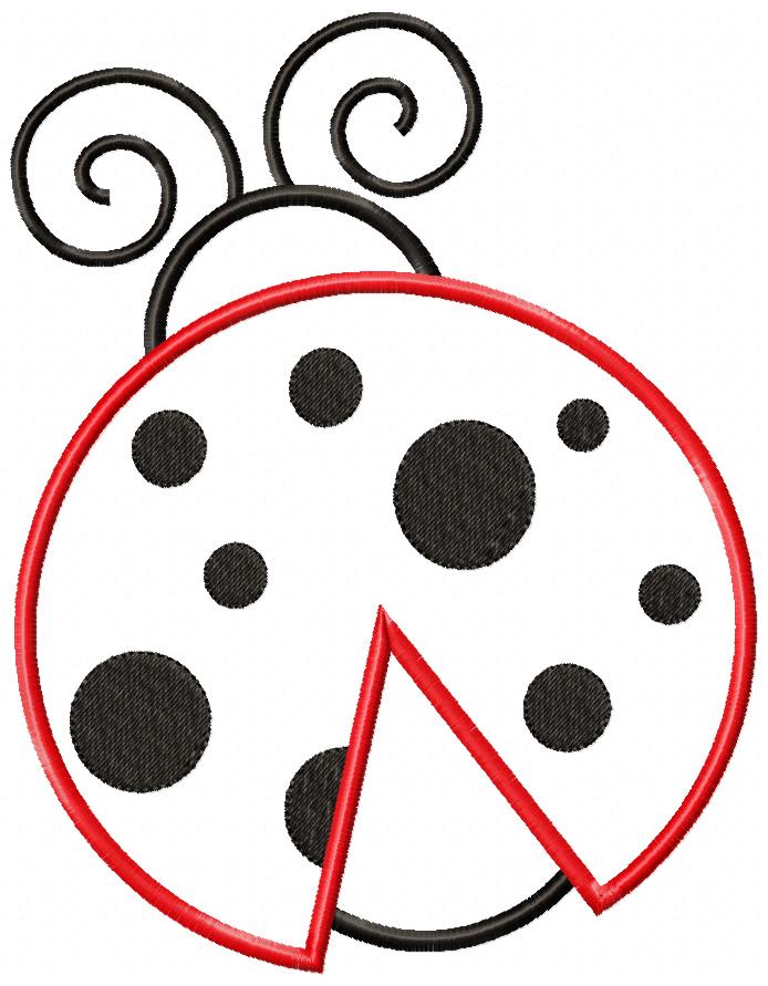 Matriz de Bordado – Joaninha Doce Encanto – aplique