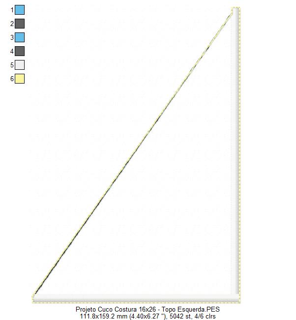 Matriz de Bordado Relógio Ateliê de Costura – Projeto ITH