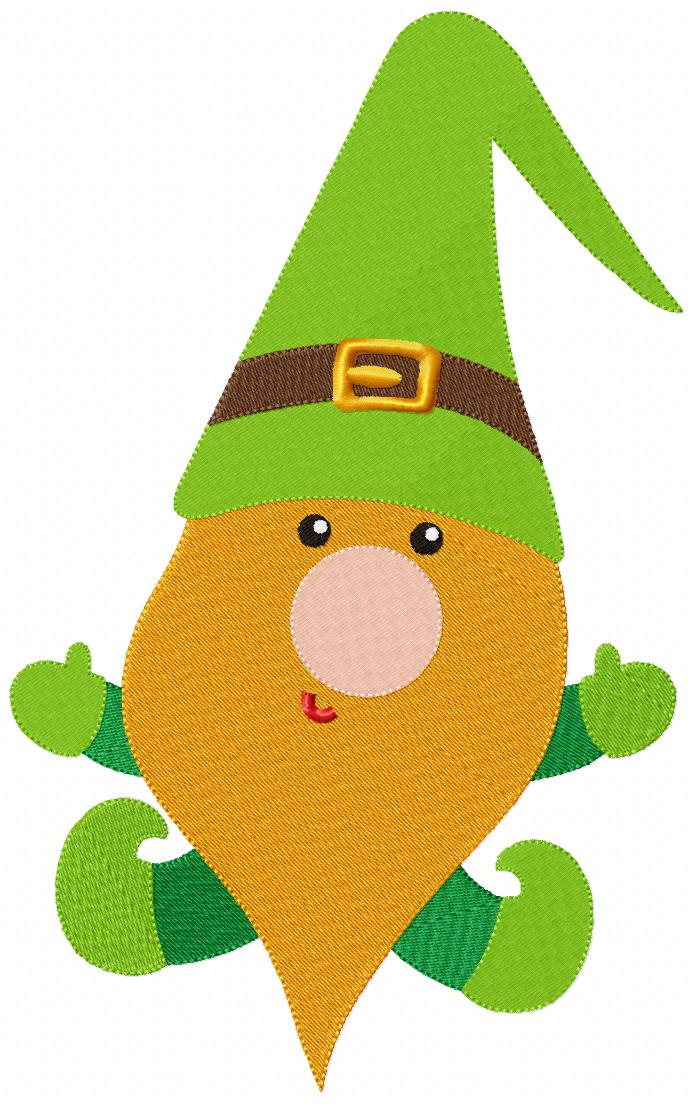 Matriz de Bordado Duende Fofinho de São Patrício – Ponto Cheio