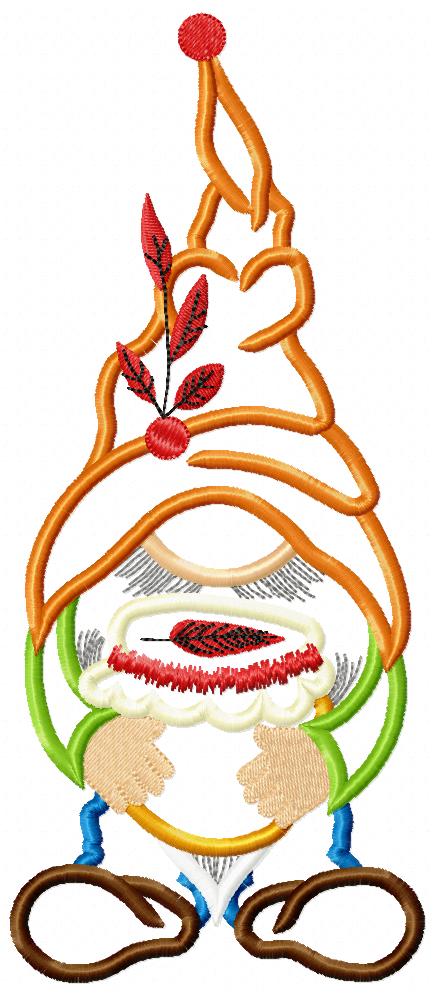 Matriz de Bordado Gnomo Fofinho com Mel – Aplique