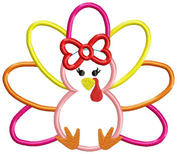 Matriz de Bordado Peru Delicado com Laço – Aplique