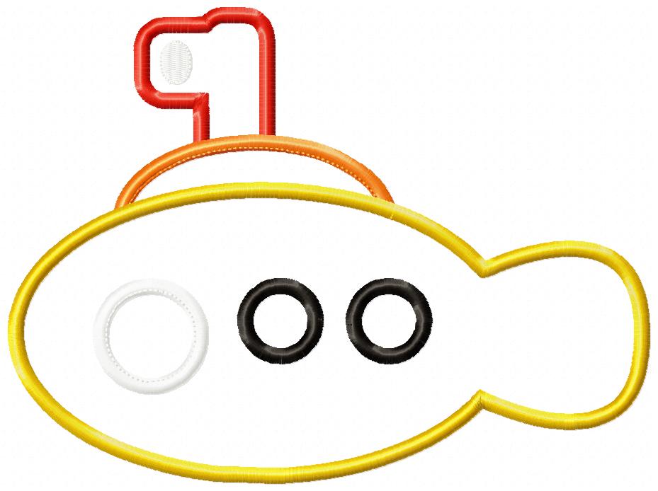 Matriz de Bordado Submarino Lúdico – Aplique