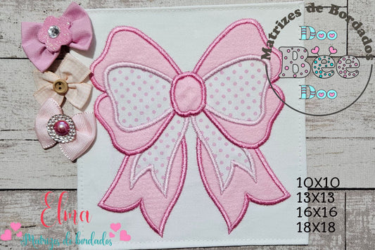 Matriz de Bordado Laço Infantil Estilo Fofura – Aplique