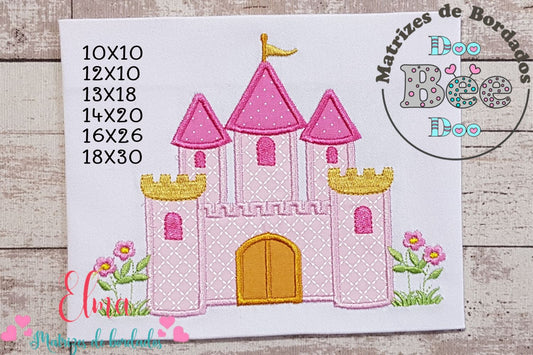 Matriz de Bordado Castelo da Princesa – Aplique