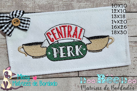 Matriz de Bordado Central Perk Inspirado – Ponto Cheio