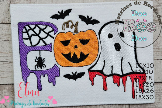 Matriz de Bordado Halloween “BOO” – Ponto Cheio