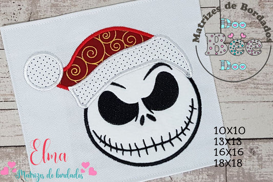 Matriz de Bordado – Sorriso Sombrio Natal Cute – aplique