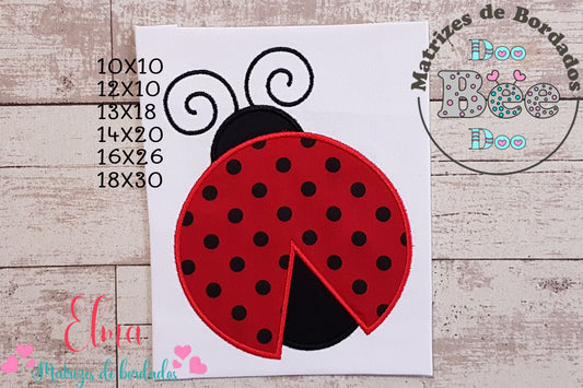 Matriz de Bordado – Joaninha Doce Encanto – aplique