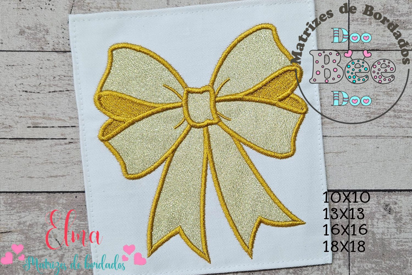 Matriz de Bordado Laço Encantado - Aplique