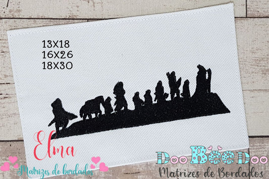 Matriz de Bordado Senhor dos Anéis – Ponto Cheio