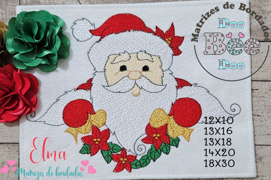 Matriz de Bordado Bom Velhinho Doce Natal – Ponto Cheio