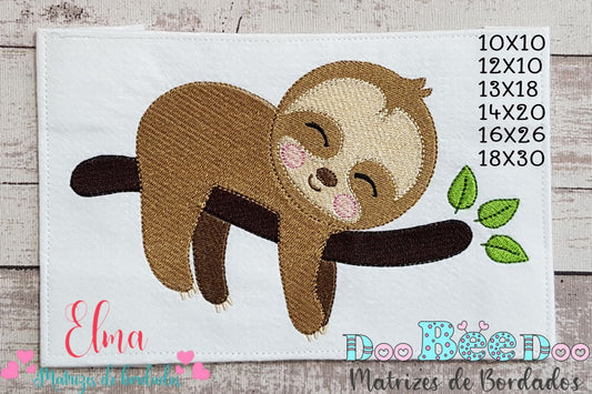 Matriz de Bordado Bichinho Preguiça – Ponto Cheio