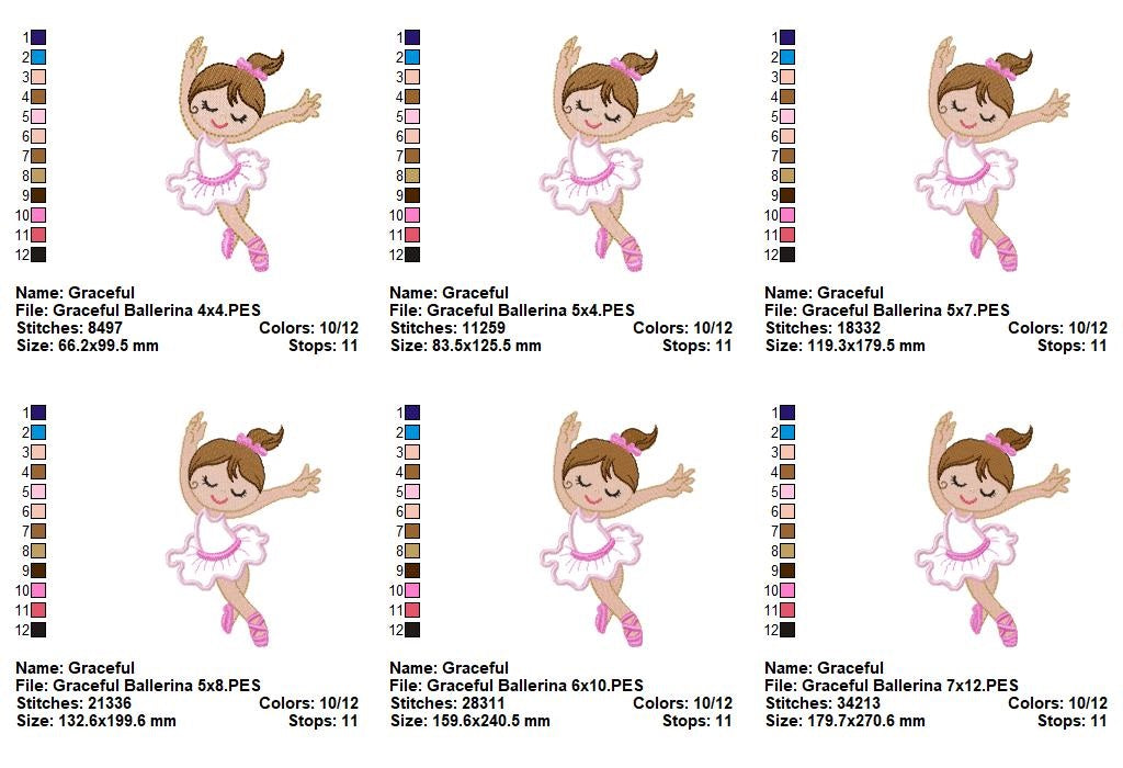 Matriz de Bordado Bailarina – Aplique